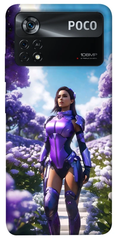 Чохол на Xiaomi Poco X4 Pro 5G Cyber space girl ver.4 фото 1 з 1
