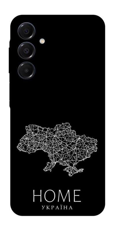 Чохол на Samsung Galaxy A16 4G/5G Ukraine black map фото 1 з 1