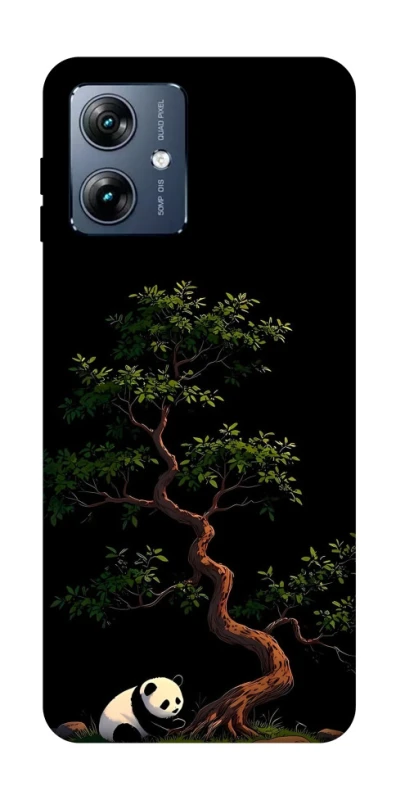 Чехол на Motorola Moto G54 Power Panda and tree фото 1 из 1