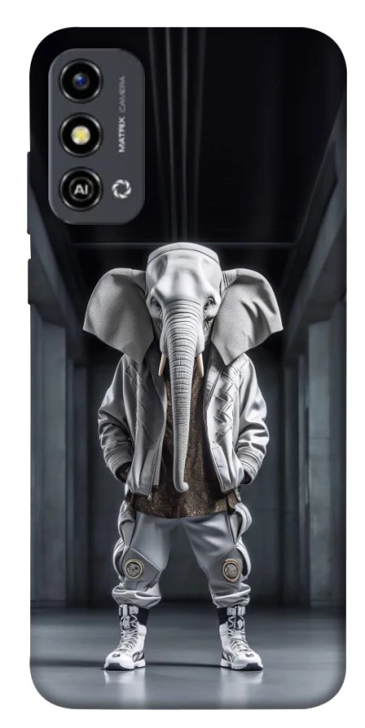 Чохол на ZTE Blade A53 Слон v2 фото 1 з 1