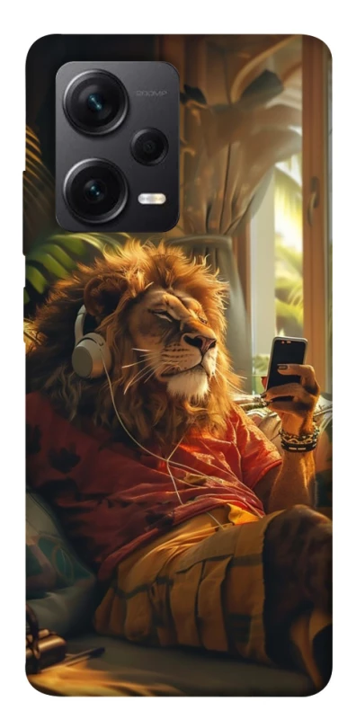 Чехол на Xiaomi Redmi Note 12 Pro 5G Лев v2 фото 1 из 1