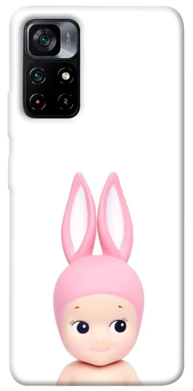 Чехол на Xiaomi Poco M4 Pro 5G Minimal Bunny Peek фото 1 из 1