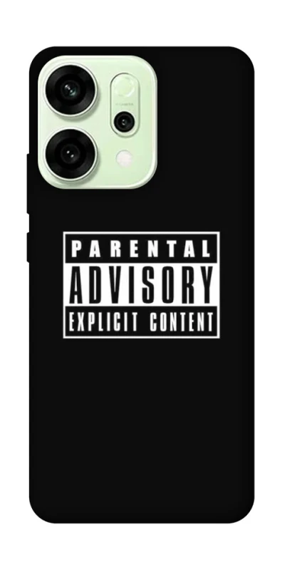 Чохол на Oppo Reno 14 Parental Advisory Label фото 1 з 1