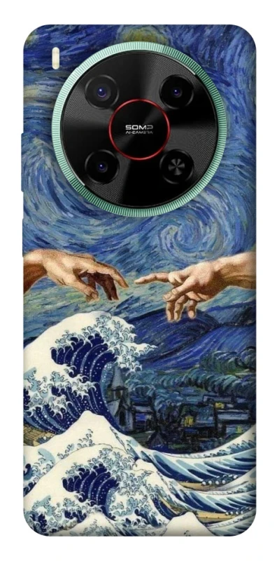 Чохол на ZTE Nubia V70 Max Art collage ver.7 фото 1 з 1