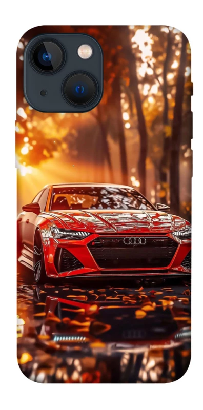 Чехол на Apple iPhone 13 mini (5.4") Audi at sunset фото 1 из 1