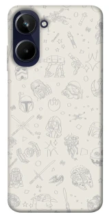 Чохол на Realme 10 4G Star Wars background ver.1 фото 1 з 1