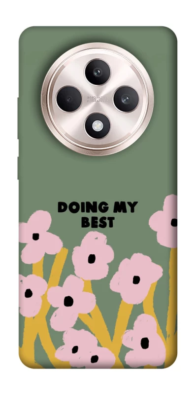 Чехол на Oppo Reno 12 F 4G/5G Doing my best фото 1 из 1
