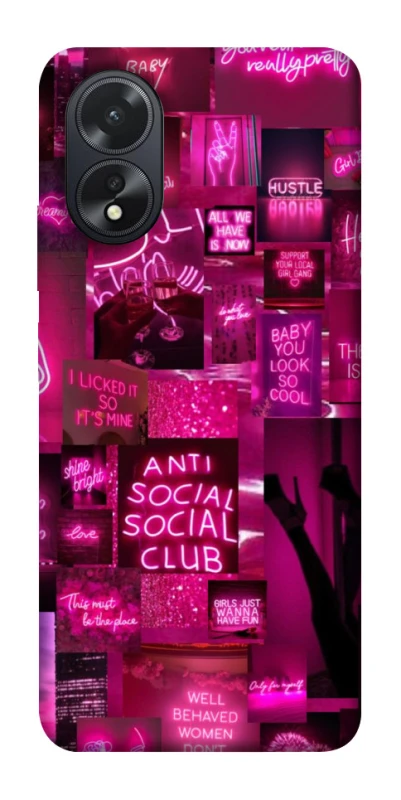 Чохол на Oppo A18 Hot collage ver.7 фото 1 з 1