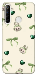 Чохол на Realme 6i Labubu Green Heart фото 1 з 1