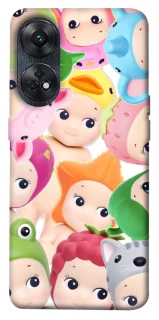 Чехол на Oppo Reno 8T 4G Fruit-Zoo Kaleidoscope фото 1 из 1