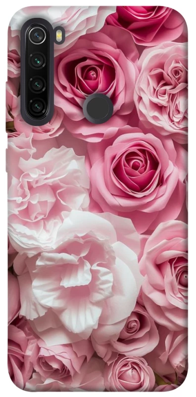 Чохол на Xiaomi Redmi Note 8T Рожеві Квіти фото 1 з 1
