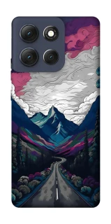 Чехол на Motorola Moto G86 Нарисованные горы фото 1 из 1