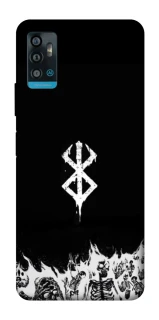 Чехол на ZTE Blade A71 Berserk skeletons фото 1 из 1