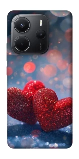 Чехол на Xiaomi Redmi Note 14 4G (Int. version) Red hearts фото 1 из 1