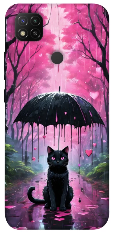 Чохол на Xiaomi Redmi 9C Black cat фото 1 з 1