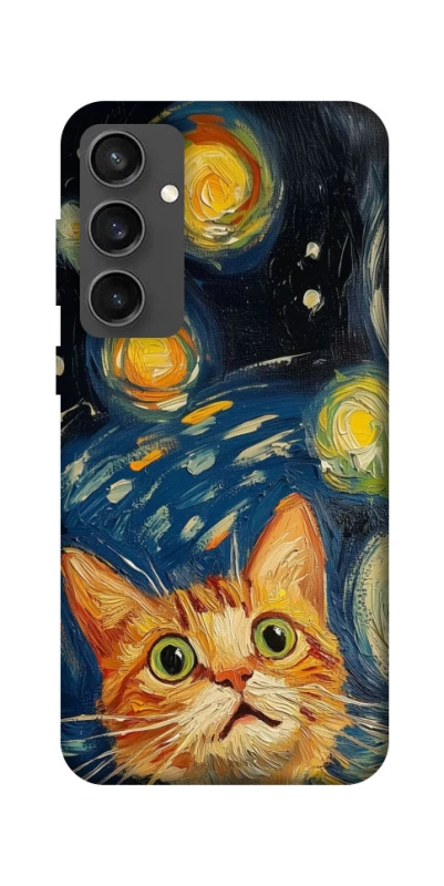 Чохол на Samsung Galaxy S24 FE paint cat фото 1 з 1