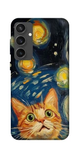 Чехол на Samsung Galaxy S24 FE paint cat фото 1 из 1