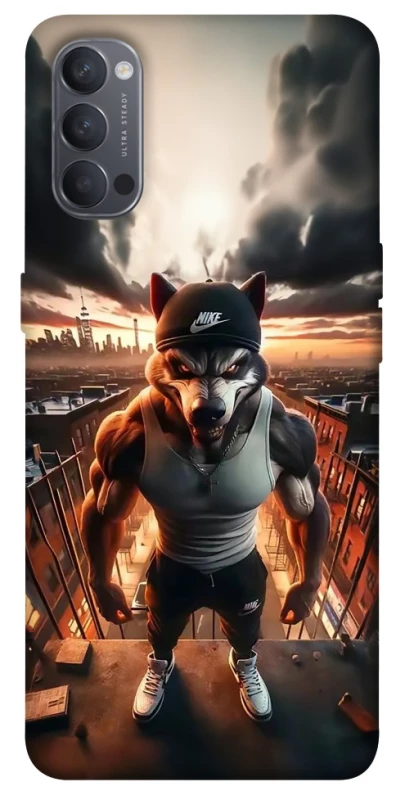 Чохол на Oppo Reno 4 Вовк фото 1 з 1