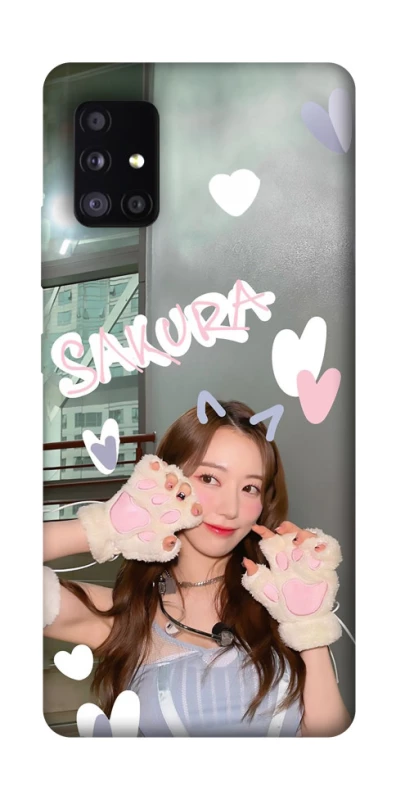 Чохол на Samsung Galaxy A51 5G Sakura - LE SSERAFIM фото 1 з 1