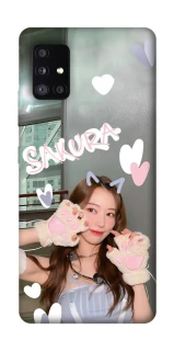 Чохол на Samsung Galaxy A51 5G Sakura - LE SSERAFIM фото 1 з 1