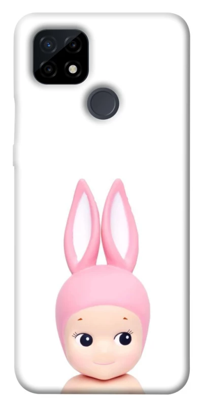 Чехол на Realme C21 Minimal Bunny Peek фото 1 из 1