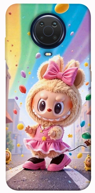 Чохол на Nokia G20 / G10 / 6.3 Labubu rainbow фото 1 з 1