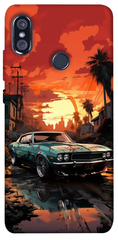 Чохол на Xiaomi Redmi Note 5 Pro / Note 5 (AI Dual Camera) Car at sunset фото 1 з 1