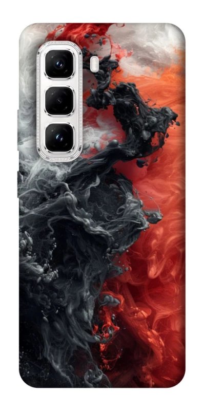 Чохол на Infinix Hot 50 Pro Black and Red фото 1 з 1