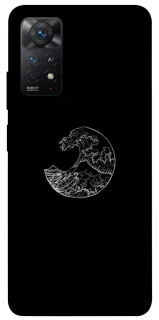 Чохол на Xiaomi Redmi Note 11 Pro 4G/5G Black tsunami фото 1 з 1