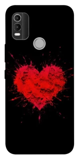 Чехол на Nokia C21 Plus Splash heart фото 1 из 1