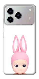 Чехол на ZTE Blade A76 Minimal Bunny Peek фото 1 из 1