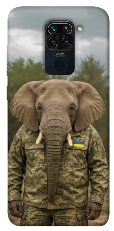 Чохол на Xiaomi Redmi Note 9 / Redmi 10X Слон захисник фото 1 з 1