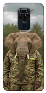 Чехол на Xiaomi Redmi Note 9 / Redmi 10X Слон защитник фото 1 из 1
