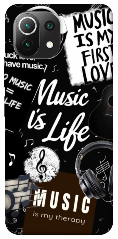 Чохол на Xiaomi Mi 11 Lite Music is Life фото 1 з 1