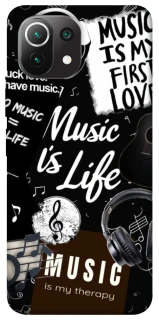 Чохол на Xiaomi Mi 11 Lite Music is Life фото 1 з 1