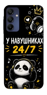 Чехол на Samsung Galaxy A15 4G/5G У навушниках 24/7 фото 1 из 1