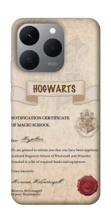 Чохол на Realme 15T The Hogwarts acceptance letter фото 1 з 1