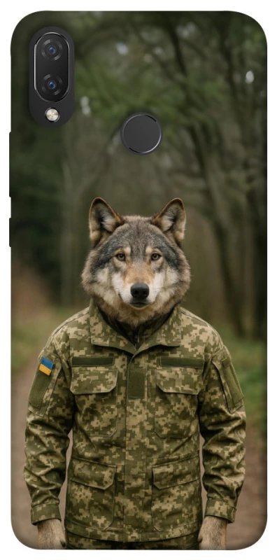 Чохол на Huawei P Smart+ (nova 3i) Вовк захисник фото 1 з 1