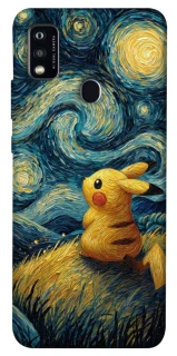 Чохол на ZTE Blade A51 Pikachu and Van Gogh фото 1 з 1