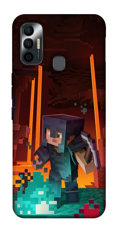 Чохол на TECNO Spark 7 Minecraft game adventure фото 1 з 1