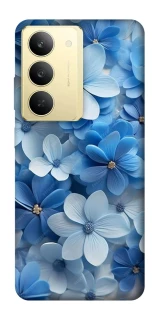 Чехол на Realme 14x Синие цветы фото 1 из 1