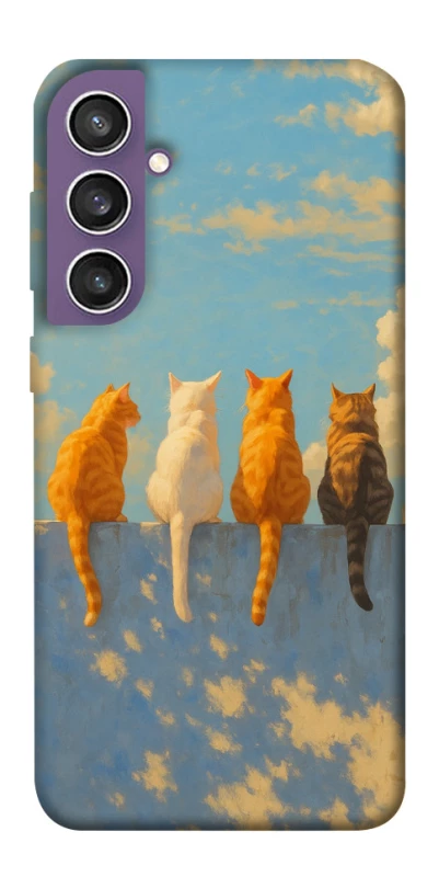 Чохол на Samsung Galaxy S23 FE cats on wall фото 1 з 1