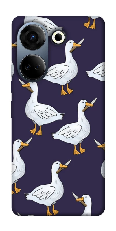 Чохол на TECNO Camon 20 Pro (CK7n) Гуси з претензією фото 1 з 1