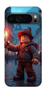 Чохол на Google Pixel 9 Pro Roblox Fire Logo Blue Flames фото 1 з 1