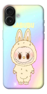Чохол на Apple iPhone 16 Plus Fluffy Rainbow Labubu фото 1 з 1