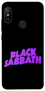 Чехол на Xiaomi Mi A2 Lite / Xiaomi Redmi 6 Pro Black Sabbath logo ver.1 фото 1 из 1
