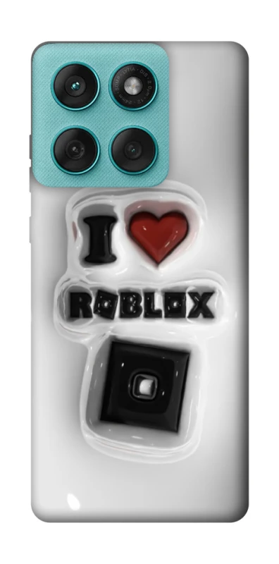 Чохол на Motorola Edge 60 Fusion I love Roblox фото 1 з 1