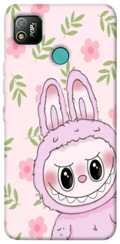 Чехол на TECNO POP 4 Blossom Pink Labubu фото 1 из 1