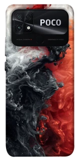 Чохол на Xiaomi Poco C40 Black and Red фото 1 з 1
