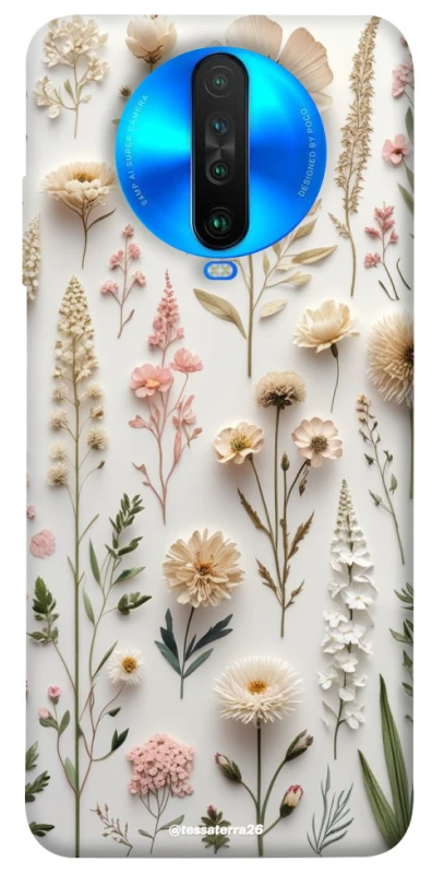 Чохол на Xiaomi Poco X2 Floral design ver.1 фото 1 з 1